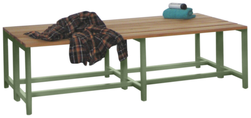 PAVOY Banc vestiaire Basis avec lames en bois
