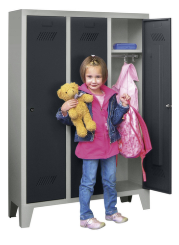 PAVOY Armoire vestiaire Basis pour écoles maternelles