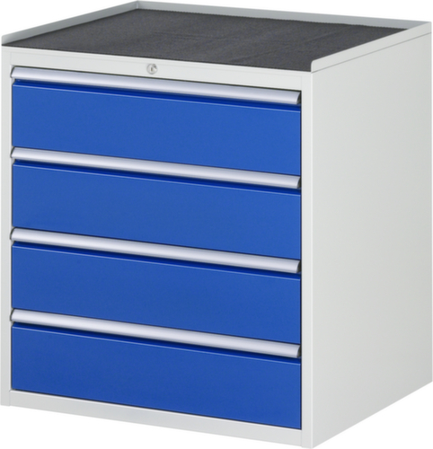 RAU Armoire à tiroirs Serie 7000, 4 tiroir(s), RAL7035 gris clair/RAL5010 bleu gentiane