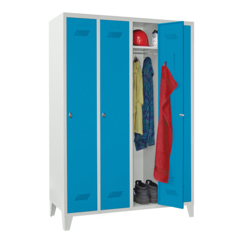 PAVOY Armoire vestiaire Basis avec 4 compartiments, largeur de compartiment 300 mm