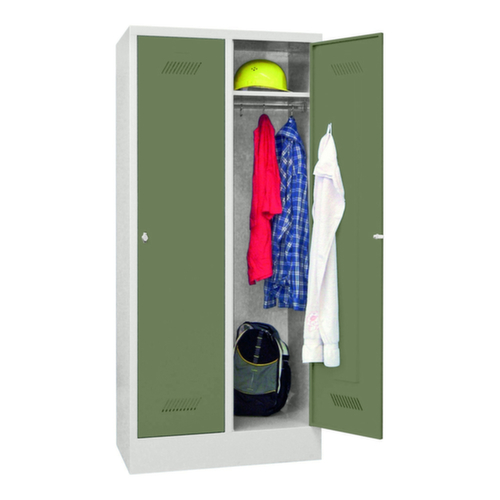 PAVOY Armoire vestiaire Basis avec 2 compartiments, largeur de compartiment 400 mm