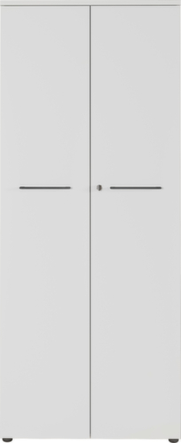 Armoire de classement GW-AGENDA, 5 hauteurs des classeurs, gris clair/gris clair