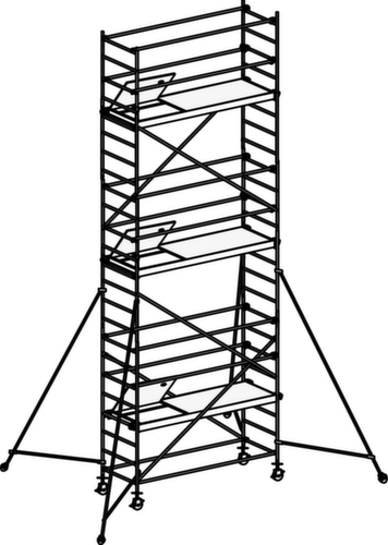 Hymer Échafaudage roulant 8371 avec potences