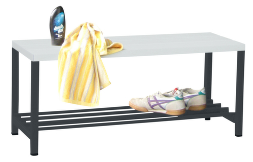 PAVOY Banc vestiaire Basis avec lames en plastique