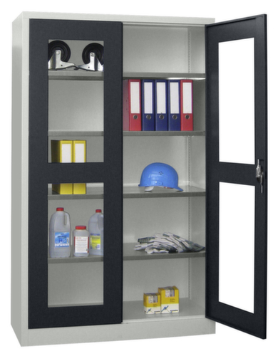 PAVOY Armoire à portes vitrées Basis, largeur 1200 mm