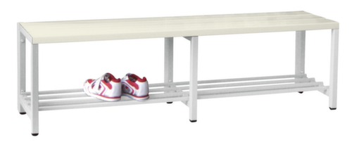 PAVOY Banc vestiaire Basis avec lames en plastique
