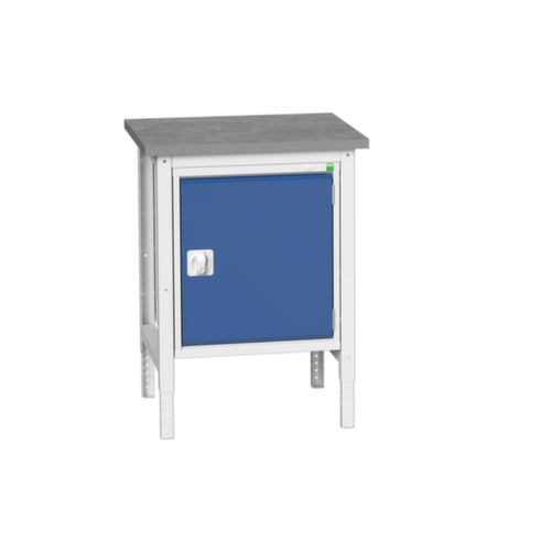 bott Établi verso, 1 armoire, RAL7035 gris clair/RAL5010 bleu gentiane