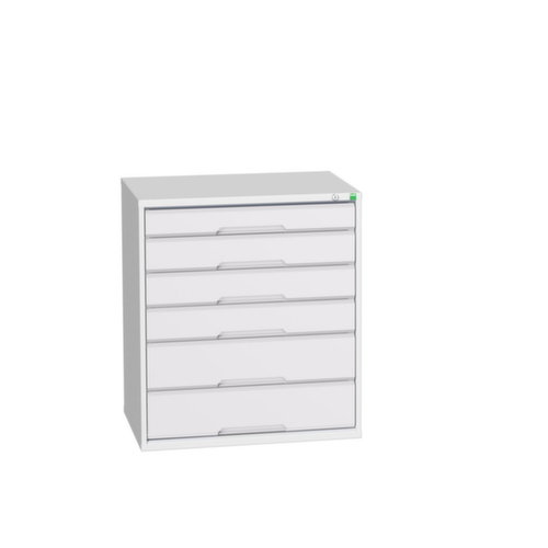 bott Armoire à tiroirs verso, 6 tiroir(s), RAL7035 gris clair/RAL7035 gris clair