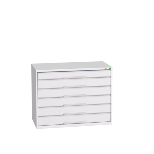 bott Armoire à tiroirs verso, 6 tiroir(s), RAL7035 gris clair/RAL7035 gris clair