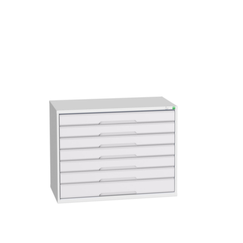 bott Armoire à tiroirs verso, 7 tiroir(s), RAL7035 gris clair/RAL7035 gris clair