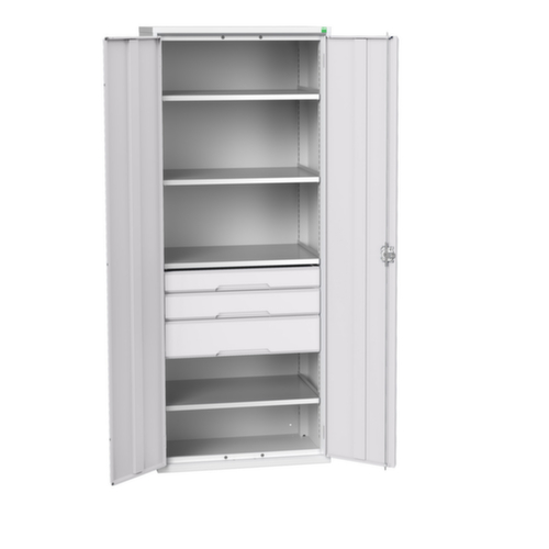 bott Armoire universelle verso avec tablettes et tiroirs, largeur 800 mm