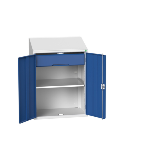 bott armoire de bureau verso, RAL7035 gris clair/RAL5010 bleu gentiane