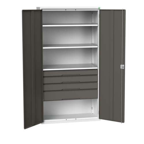 bott Armoire universelle verso avec tablettes et tiroirs, largeur 1050 mm