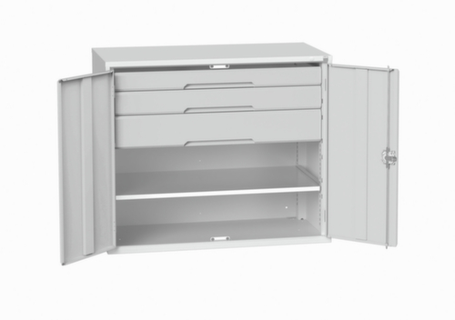 bott Armoire universelle verso avec tablettes et tiroirs, largeur 1300 mm