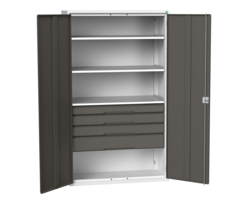 bott Armoire universelle verso avec tablettes et tiroirs, largeur 1300 mm