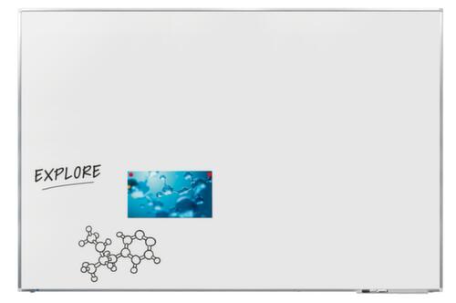 Legamaster Tableau blanc émaillé PREMIUM PLUS blanc, hauteur x largeur 1200 x 1800 mm