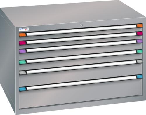 Thurmetall Armoire à tiroirs de largeur 1205 mm, 6 tiroir(s)