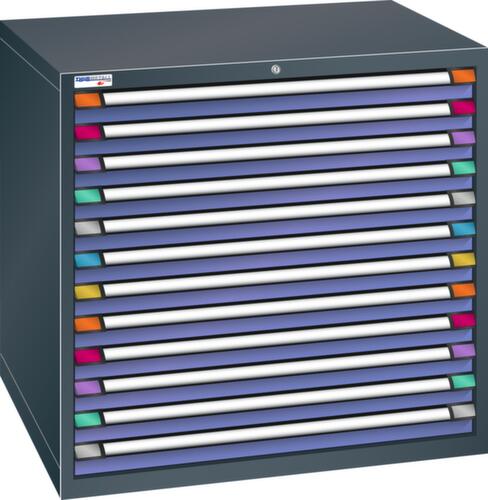 Thurmetall Armoire à tiroirs de 1005 mm de large, 12 tiroir(s)