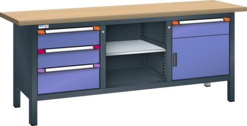 Thurmetall Établi, 4 tiroirs, 1 armoire, 1 tablette