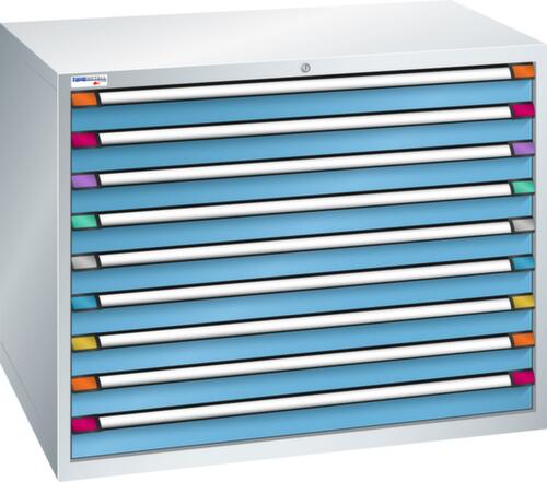 Thurmetall Armoire à tiroirs de largeur 1205 mm, 9 tiroir(s)