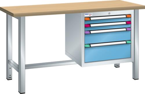 Thurmetall Établi, 4 tiroirs, 1 tablette