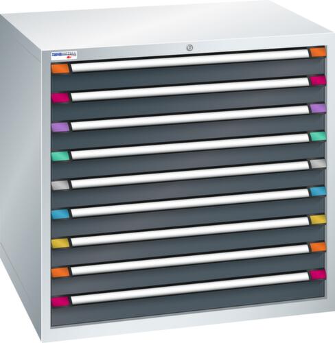 Thurmetall Armoire à tiroirs de 1005 mm de large, 9 tiroir(s)