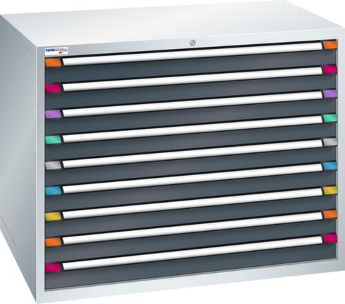 Thurmetall Armoire à tiroirs de largeur 1205 mm, 9 tiroir(s)