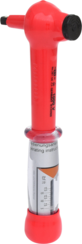 KS Tools Mini clé dynamométrique 1/4" avec isolation protectrice et tête à cliquet réversible