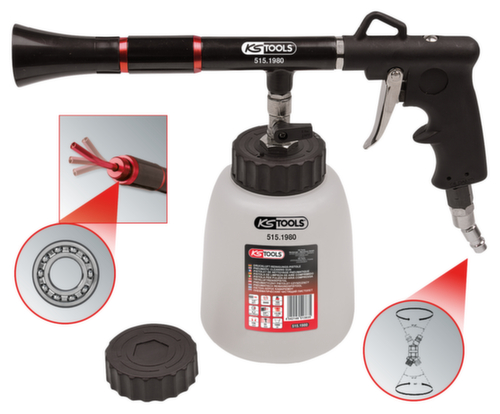 KS Tools Pistolet de nettoyage à air comprimé