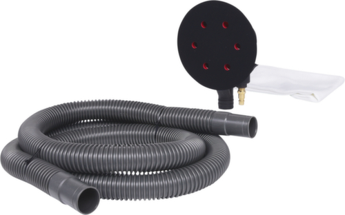 KS Tools Ponceuse excentrique à air comprimé pour ponçage fin avec aspiration des poussières