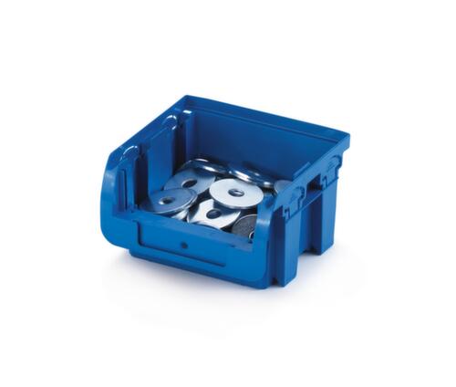 Bac à bec Basis, bleu, profondeur 100 mm, polypropylène