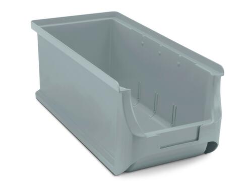 Bac à bec, gris, profondeur 320 mm, polypropylène