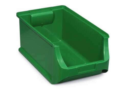 Bac à bec, vert, profondeur 355 mm, polypropylène