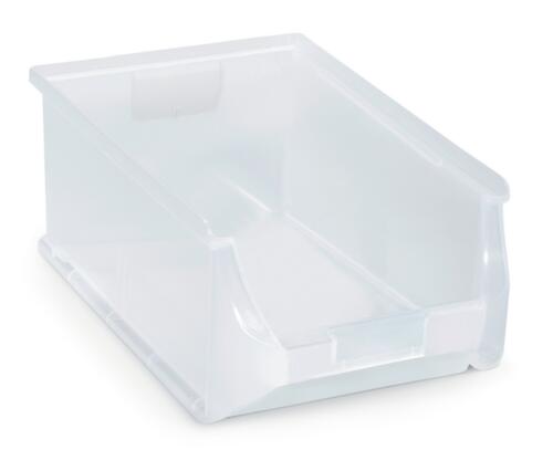 Bac à bec, transparent, profondeur 355 mm, polypropylène