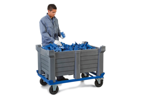 Empilage des conteneurs, gris, capacité 300 l