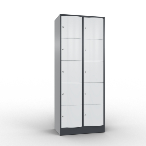 C+P armoire multicases Resisto, 10 compartiments