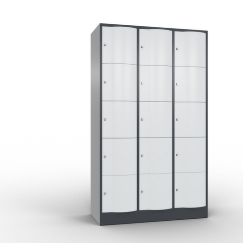 C+P armoire multicases Resisto, 15 compartiments