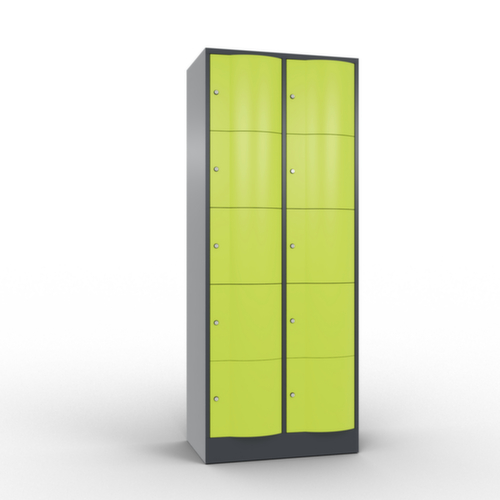 C+P armoire multicases Resisto, 10 compartiments