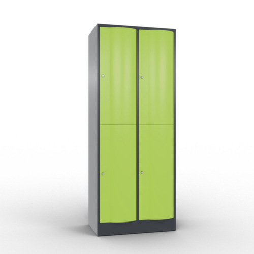 C+P armoire multicases Resisto, 4 compartiments