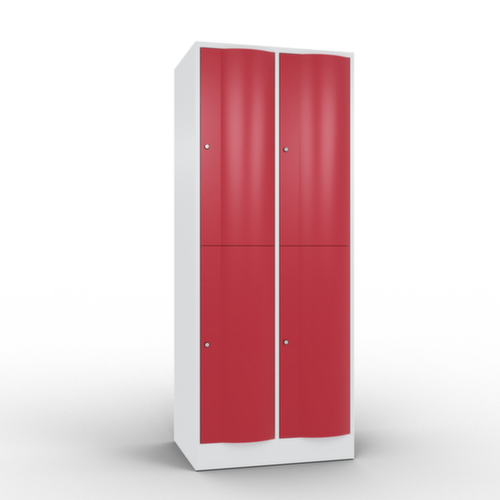C+P armoire multicases Resisto, 4 compartiments