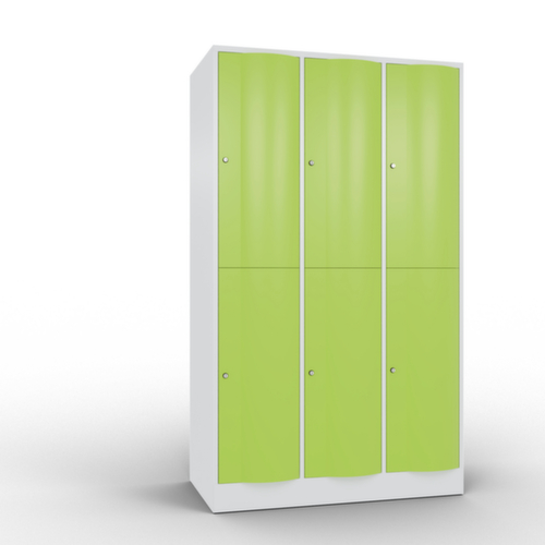 C+P armoire multicases Resisto, 6 compartiments