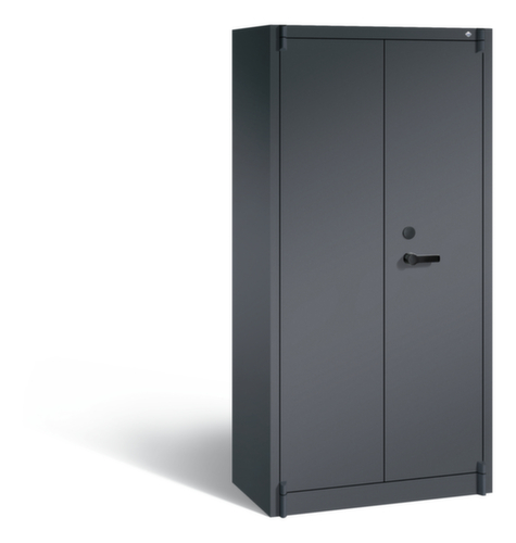 C+P Armoire haute sécurité de bureau avec 4 tablettes