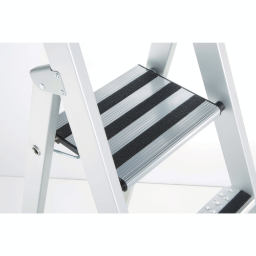 ZARGES Escabeau R13step S avec marches antidérapantes, 5 marches avec revêtement R13