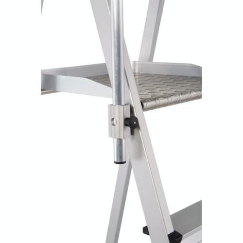 ZARGES Escabeau grande hauteur ZAP NEO S avec main courante rabattable