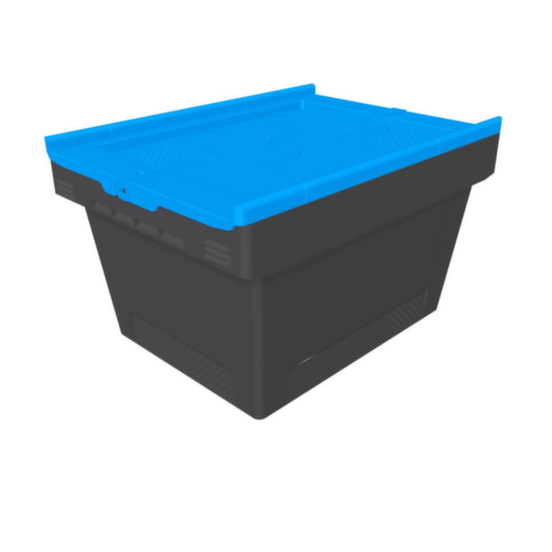 BITO conteneur réutilisable écologique MB Eco, capacité 18 l, couvercle rabattable en deux parties