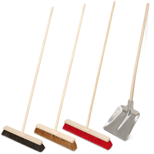 kit de balais avec pelle, pelle en aluminium