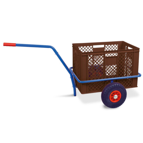 chariot à timon avec caisse en plastique amovible, force 200 kg