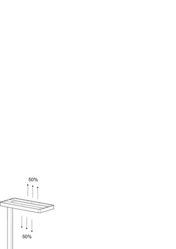 MAUL Lampadaire à DEL MAULjuvis avec capteur de mouvement et de lumière