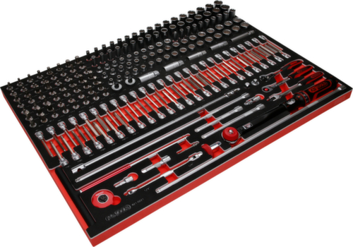 KS Tools Jeu de clés à douille 3/8" dans un insert en mousse