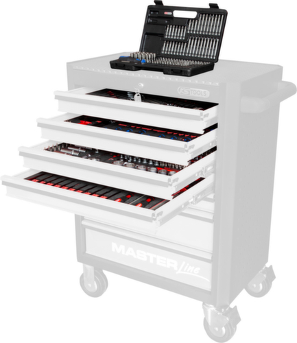 KS Tools Jeu d'inserts du système universel pour 4 tiroirs avec 515 outils de qualité supérieure